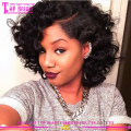 New arrvial short deep wave wigs 2015 hot sale deep wave lace front wig wholesale cheap glueless lace front wig